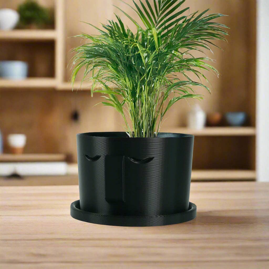 Nordic Face Planter, Bohemian House Planters, 3D Printed Pla