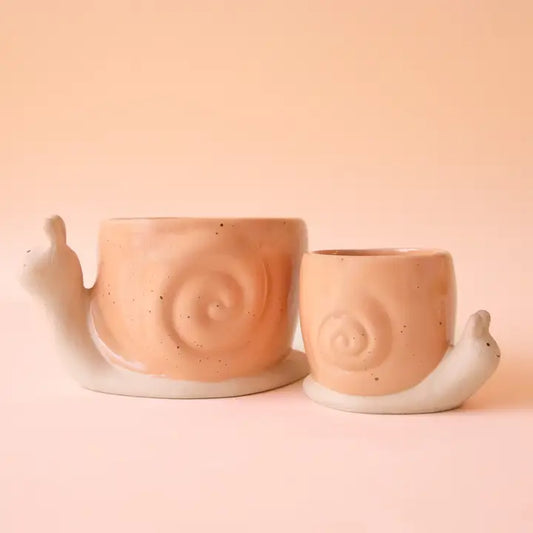 Snail Planter | Sunset - Medium