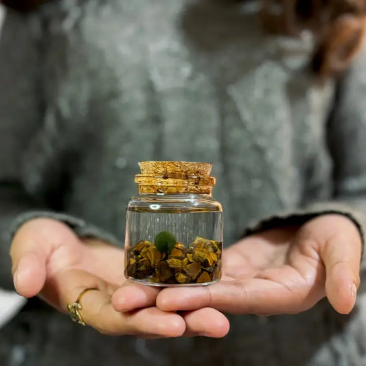 Small Tiger Eye Moss Ball