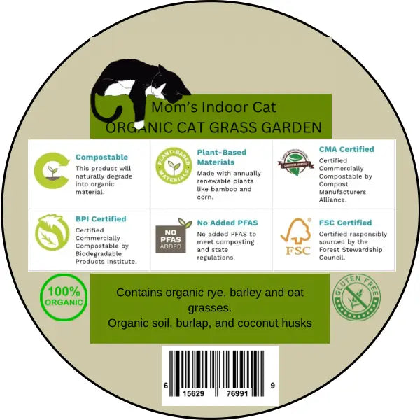 Compostable Cat Grass Cup