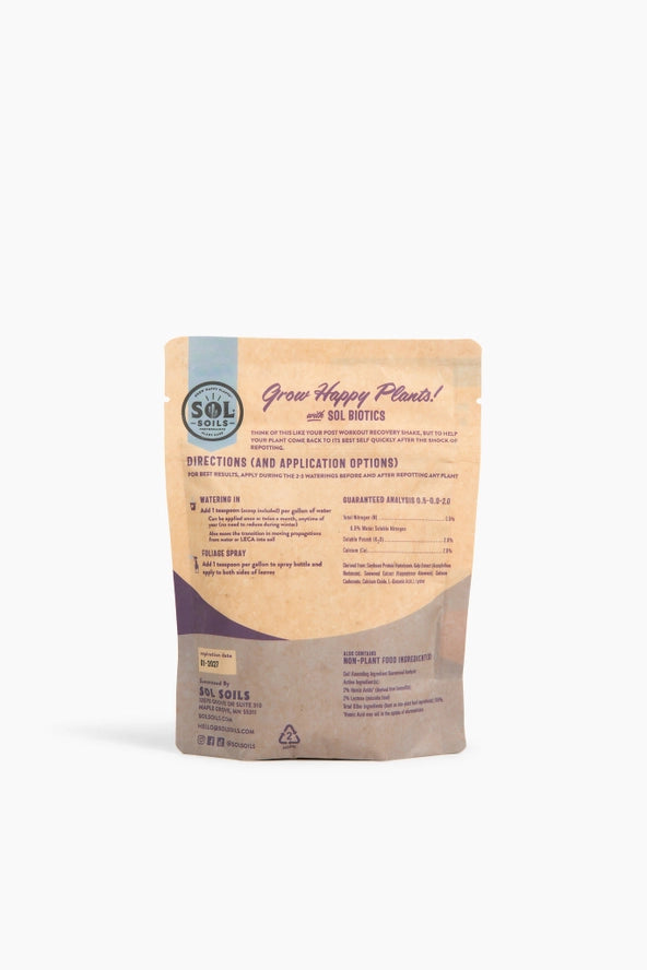 Repot Recovery - Sol Biotics Repotting Shock Treatment