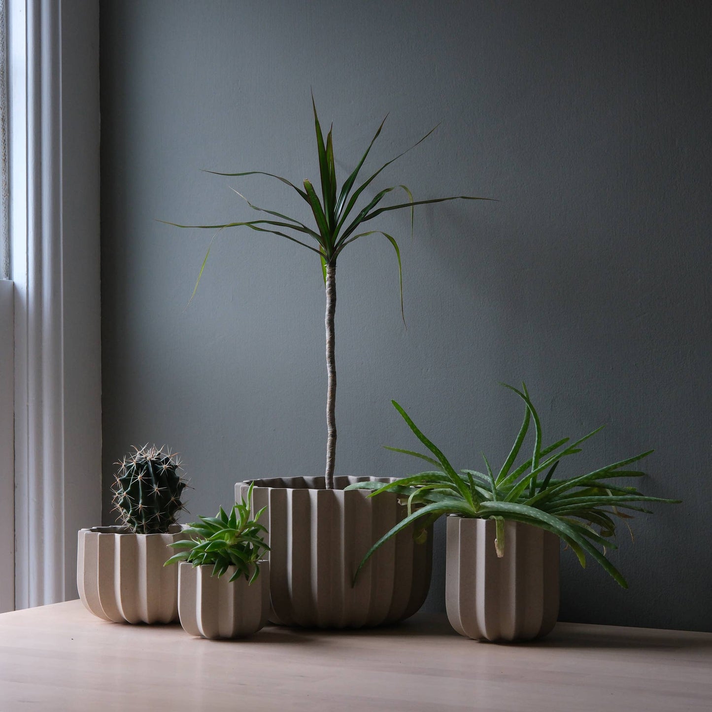 Wrap Ceramic Planter | Dune