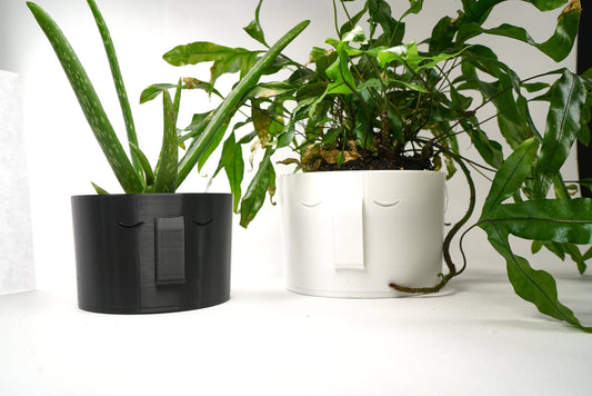 Nordic Face Planter, Bohemian House Planters, 3D Printed Pla
