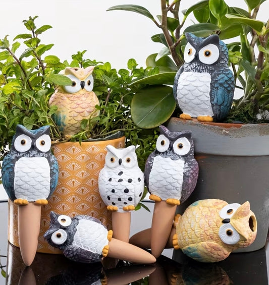 Self-watering clay spikes