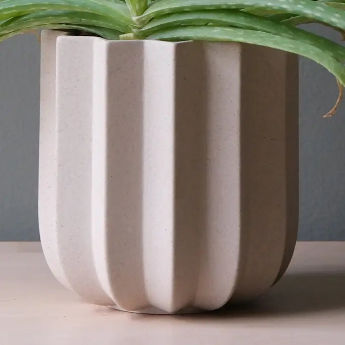 Wrap Ceramic Planter | Dune