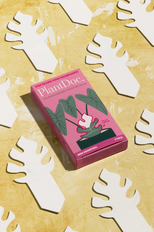 Mini Monstera PlantDoc: Color-Change Plant Moisture Meter