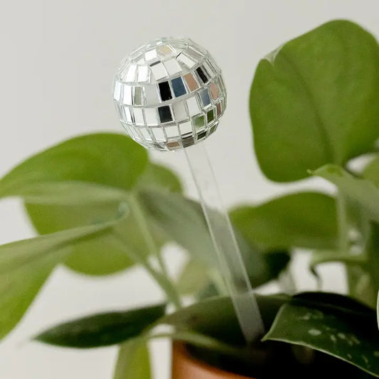 Disco Ball Plant Stick